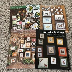 Needlepoint/cross stitch pattern books